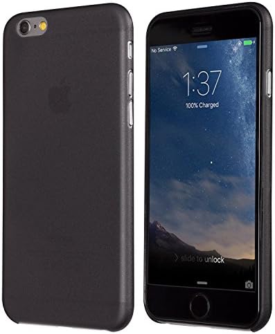 The Veil iPhone 6/6s Case(4.7"), XNER [AirSkin] Ultra-Thin [Soft Clear] Premium Super Lightweight / Exact Fit / Ultra Thin Case Case for iPhone 6/6s(black)
