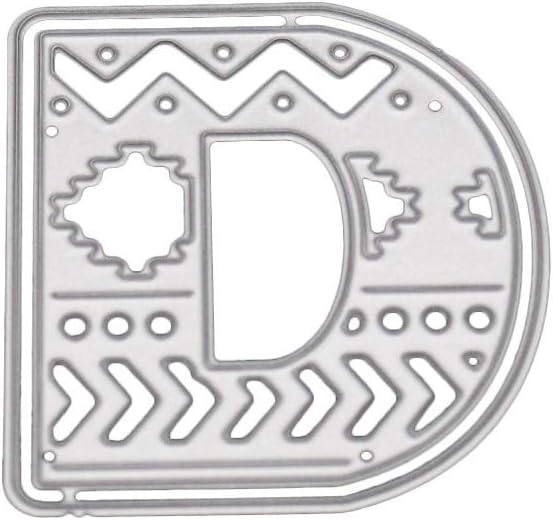 Cutting Dies, Qinpin 2018 5CM Large Big Alphabet Letters Cutting Dies Stencils Metal for DIY Scrapbooking,Free Delivery