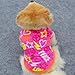 WXBUY Pet Dogs Fleece Fur Coat Clothes Puppy T-shirts Pink XS