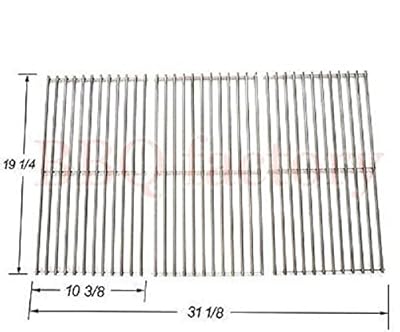 bbq factory Replacement Stainless Steel Cooking Grid Set of 3 for Select Gas Grill Models By Brinkmann, Charmglow, Costco, Jenn Air, Members, Nexgrill, Perfect Flame, Sams Club, Gas Grill and Others