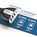 Car Charger,50W USB Type-C Quick Charge 3.0 4-Port Car Charger Adaptor for iPhone X/8/7/6s,Nintendo Switch,Galaxy S8 S7 S6 Edge,Nexus 6P/5X,LG V10/V20,Google Pixel and More