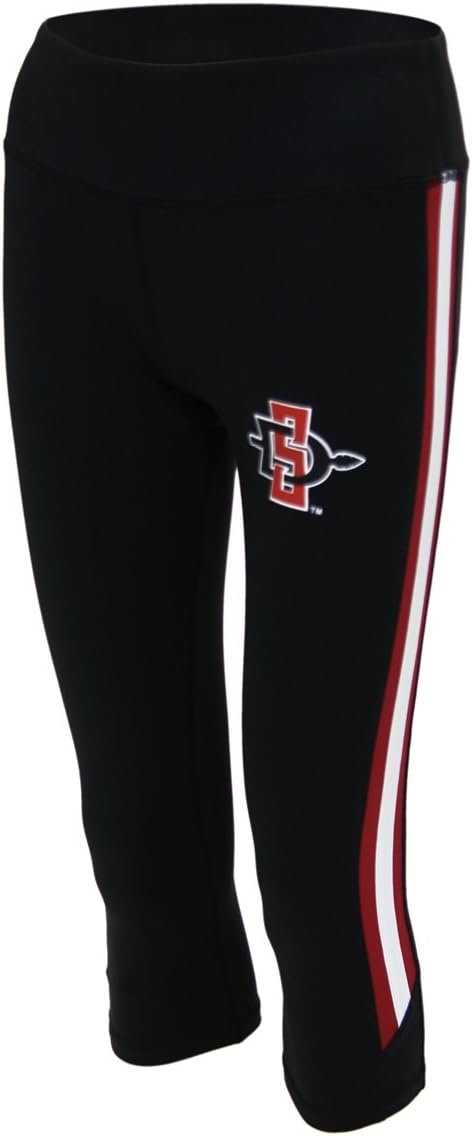 Twin Vision Activewear San Diego State Aztecs NCAA Women's Yoga Capri Pant Leggings