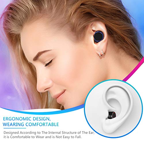 Latest Wireless Earbuds, RegeMoudal Wireless Bluetooth Earbuds with Charging Display, IPX7 Waterproof and Built-in Microphone, Bluetooth 5.0 Hi-Fi Stereo Sound with 4000mAH Charging Case