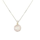 NTLX Gold Plated Pendant Necklace for Women – Stylish Gold Design – Druzy Pendant Necklace – Great Gift