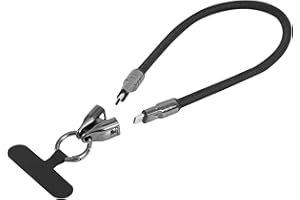 USB-C to C 240W Charging Cable, Wearable Wristband Design 5A Quick Charge Phone Lanyard Portable USB-C Data Cable for Smartph