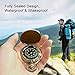 ydfagak Compass Premium Portable Pocket Watch Flip-Open Compass Camping Hiking Compass Outdoor Navigation Tools (Copper)