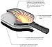 WingCaster Pickleball Paddle Graphite & Fibreglass Composite Face, Polypropylene Honeycomb Core, Low Profile Edge Guard, Ergonomic Cushioned Grip