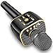 Moresky Karaoke Microphone Wireless Handheld Mic Bluetooth Speaker for Apple iPhone Android Samsung Smartphone iPad PC Smart TV Home KTV Outdoor Party Singing, Support Music APP & TF Card