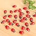 OHTOP 10Pcs Beetle Ladybug Fairy Garden Ornament Figurine Miniature Dollhouse Decor(Red)