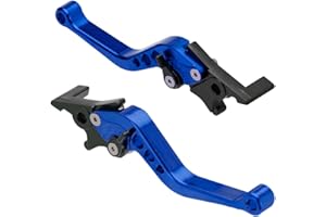 MOCNT 1 Pair Motorcycle Break Clutch Levers Adjustable 7/8" Motorbike Brake Clutch Handle Lever 22mm Handlebar CNC Aluminum C