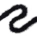 ZUCKER - 2 Yard Marabou Feather Boa - Solid Colored Costume Boa - Soft Craft Boa - Heavyweight 3” Cosplay Boa - Black
