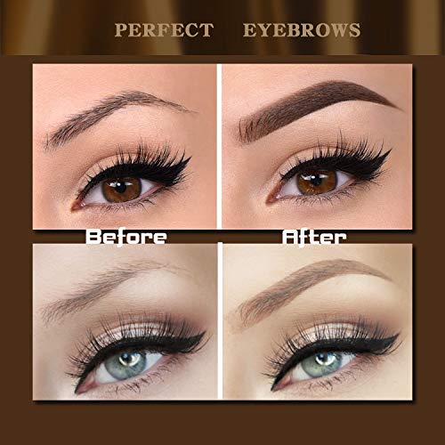 Eyebrow Stencil Kit 12 Arched Eyebrow Stencil Head Straps with