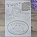 DIY Decorative Stencil Template for Painting on Walls Furniture Crafts (A4 Size)