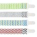 Baby Pacifier Clips (4 Pack) - Bundle Tumble Premium Quality Universal Pacifier Clip for Boys - Great Pacifier / Teething Ring Holder - Extra Safe, Fun, Cute - Unique Baby Shower Gift boy