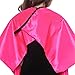 Mane Caper Pink Iridescent Salon Cape with snaps Professional Quality Heavy Duty Material Extra Long Durability For Barbershop and Beauty Shop Use (PINK)