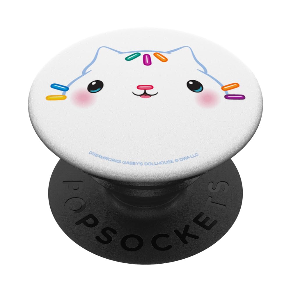 DreamWorks Gabby's Dollhouse Cakey Cat Big Face Halloween PopSockets Adhesive PopGrip