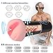 Vibrating Male Masturbator Cup，Pocket Pussy with 5 Modes of Suction Stimulation and 10 Vibration Modes, Realistic Fleshlight Pocket Vagina Stroker for Man Masturbation Rechargeable Automatic Sex Toys