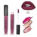 Matte lipstick set, 5 Color Non-Stick Cup Liquid Lipstick Waterproof Long Lasting Lip gloss Set (5 lipstick)