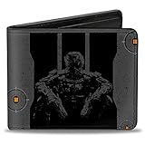 Bi-Fold Wallet - CALL OF DUTY-BLACK OPS III/Soldier Logo/Targets Weathered Grays/Black/Orange