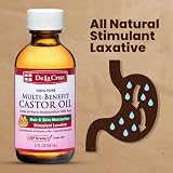 De La Cruz Pure Castor Oil Expeller-Pressed Non-GMO USP 2 FL. OZ. USA Bottled view 7