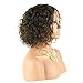 Brazilian Short Curly Bob Human Hair Lace Front Wigs with Baby Hair for Black Women Natural Color 130% Density 10 inch