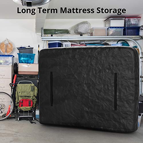 Mattress Bag with 8 Handles for Moving & Long Term Storage Queen Size