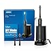 Electric Travel Toothbrush - Sonic Electronic Toothbrush for Adult by ABOX, 5 Brushing Modes with DIY Mode Rechargeable up to 60 Days, IPX7 Waterproof, UV Sanitation, Travel Case Included