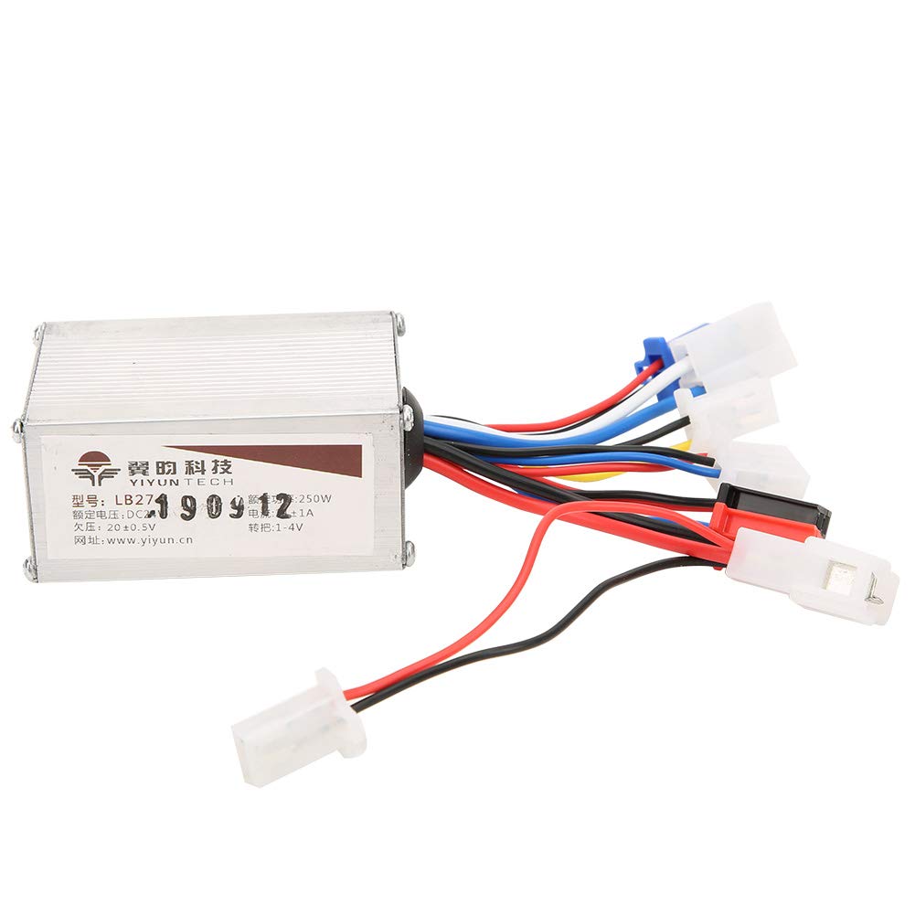 Brushed Controller 24V 250W Motor Speed Controller Electrical Scooter Bicycle Tricycle Brush Motor Control Box