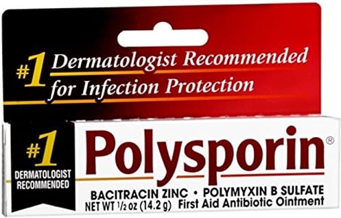 Polysporin First Aid Antibiotic Ointment 0.50 oz (9 Pack)
