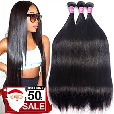 Amazon Com Mink 8a Brazilian Virgin Hair Straight Remy Human