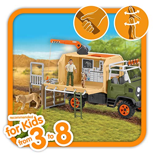 schleich 42475 Großer Truck Tierrettung, für Kinder ab 3 Jahren, Wild Life - Spielset – Bild 5