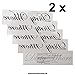 2 x Dirty Whore Temporary Tattoo Lettering in Black - Fetish Kinky Tattoo