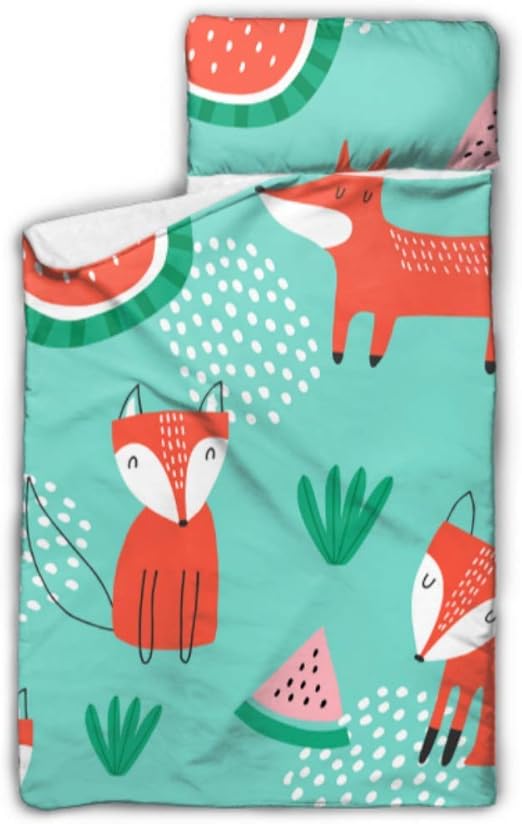 Amazon Com Zhrx Kids Sleeping Bag Childish Foxes Nap Mat With