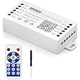 BTF-LIGHTING WS2812B WS2811 WS2813 WS2815 1903 SP602E Bluetooth Controller with 4 Signal Outputs for LED Module Pixel Strip String Light Andriod iOS APP/RF Remote/Trigger Control