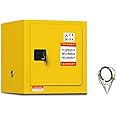 KAER Flammable Cabinet 43.1x18.1x50.1 Inch 30 Gal, Adjustable Shelf Flammable Storage Cabinet, for Commercial, Industrial, and Home Use (18.11" * 16.93" * 16.93")