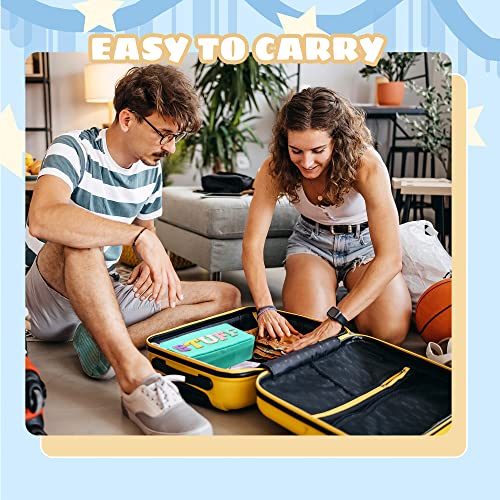 Sawjut Preppy Chenille Letter Patches Stuff Bag, Nylon Varsity Cosmetic Toiletry Bag with Zipper, Portable Skin Care Pouch Travel Make Up Skincare Organizer for Women