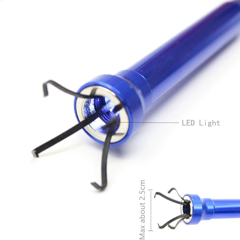 Four Claws Pick Up Tool Long Flexible Drain Cleaning Tools Spring Grip Narrow Bend Curve Handheld Picker Grabber Reacher Grabber Tool Bendable Hose Reacher Pickup Sweeper - Image 3