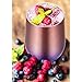 Deedro Insulated Wine Tumbler with Lid, 12 oz Double Wall Vacuum Insulated Wine Cup with Straws and Brushes, Stemless Stainless Steel Wine Glass for Drinks, 4 Pieces (Glitter Rose Gold and Purple)