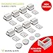 Child Proof Safety Magnetic Cabinets & Drawers Locks. 8 Locks 2 Keys Set. New 2017 design. Installation Template Included.3M Adhesive Tape. No Tools or Screws Needed