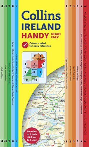Handy Map of Ireland (Collins Handy Road Map)