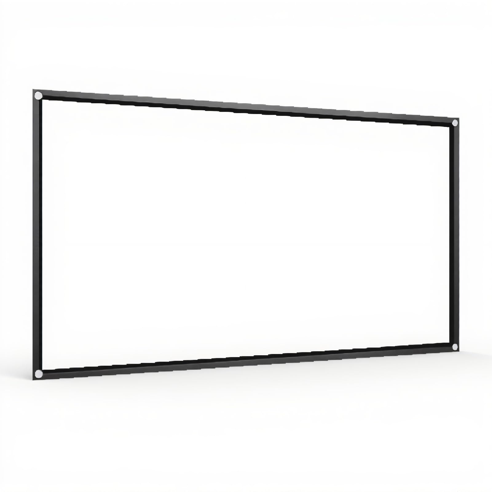 ASHATA Projector Screen,60-120 Inch Portable Projector Curtain,Foldable Non-crease White Projector Curtain Projection Screen 16:9 (60inch)