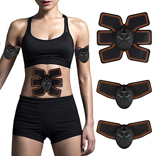 Abs Stimulator, Muscle Toner - Abs Stimulating Belt- Abdominal Toner- Training Device for Muscles- Wireless Portable to-Go Gym Device- Muscle Sculpting at Home- Fitness Equipment for at-Home Workouts