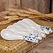 XYTMY Ceramics Soup Spoon Hand Painted Flower Porcelain Handle Chinese Asian Rice Spoon Appetizer Tableware Set of 5 Light Weight Gift for Housewife Friends Familyends and Family