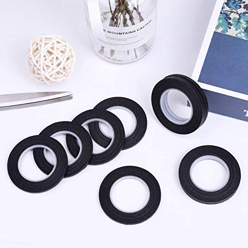 Whiteboard Tape, Shynek 10 Rolls 1/8 Thin Art Tape Dry Erase Chart Tape Pinstriping Electrical Tape White Board Tape Lines - Thumbnail 5