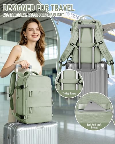 SZLX Vacuum Backpack with Pump Carry-on Luggage 40x30x20 Ryanair Vueling Wizzair Easyjet Backpack Travel Cabin Airplane 40x20x25 Ryanair Women Waterproof Carrying Backpack for Laptop Computer