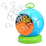 Geekper Bubble Machine - Automatic Durable Bubble Blower for Kids Over 500 Bubbles per Minute for Outdoor or Indoor Use - Kid's Fun ( Blue )