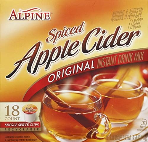 Amazon Com Alpine Spiced Apple Cider K Cup 18 Count 2 Pack Home Kitchen