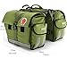 Abonnylv Waterproof Multi Function Bicycle Rear Seat Bag Bike Pannier Cycling Saddle Bag Bike Travel Large Bag (Army Green)