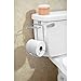 iDesign Classico Steel Toilet Paper Holder for Bathroom Storage, Over the Tank Toilet Tissue Organizer, Chrome