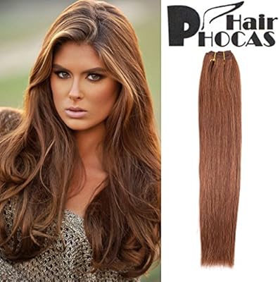 Hairphocas 6 Medium Brown Hair Colour 100 Brazilian Human Hair